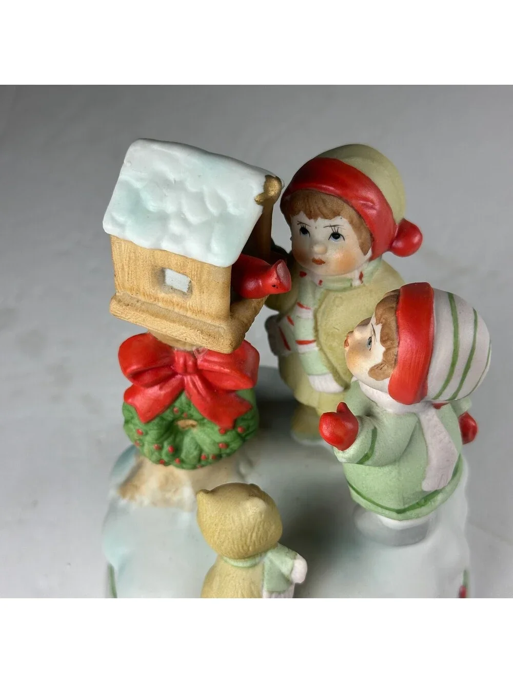 Vintage Christmas Around the World Musical Figurine Children & Friends S-12